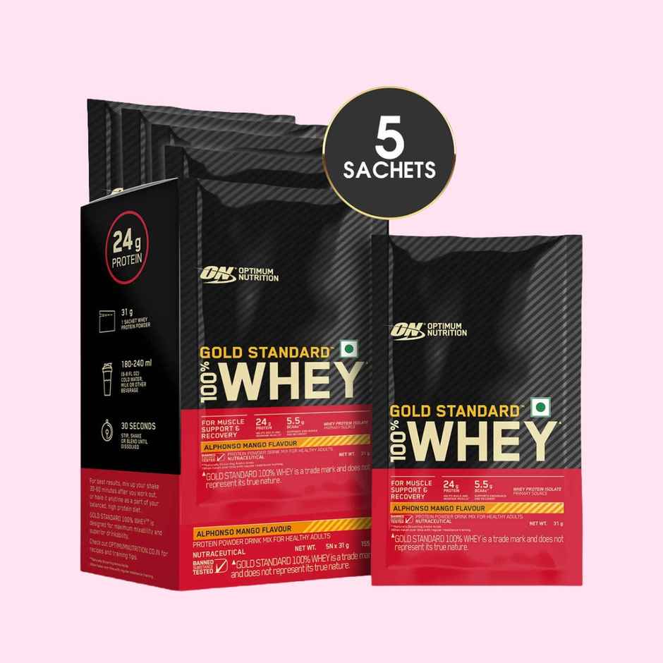 Optimum Nutrition (On) Gold Standard Whey Protein | Alphonso Mango