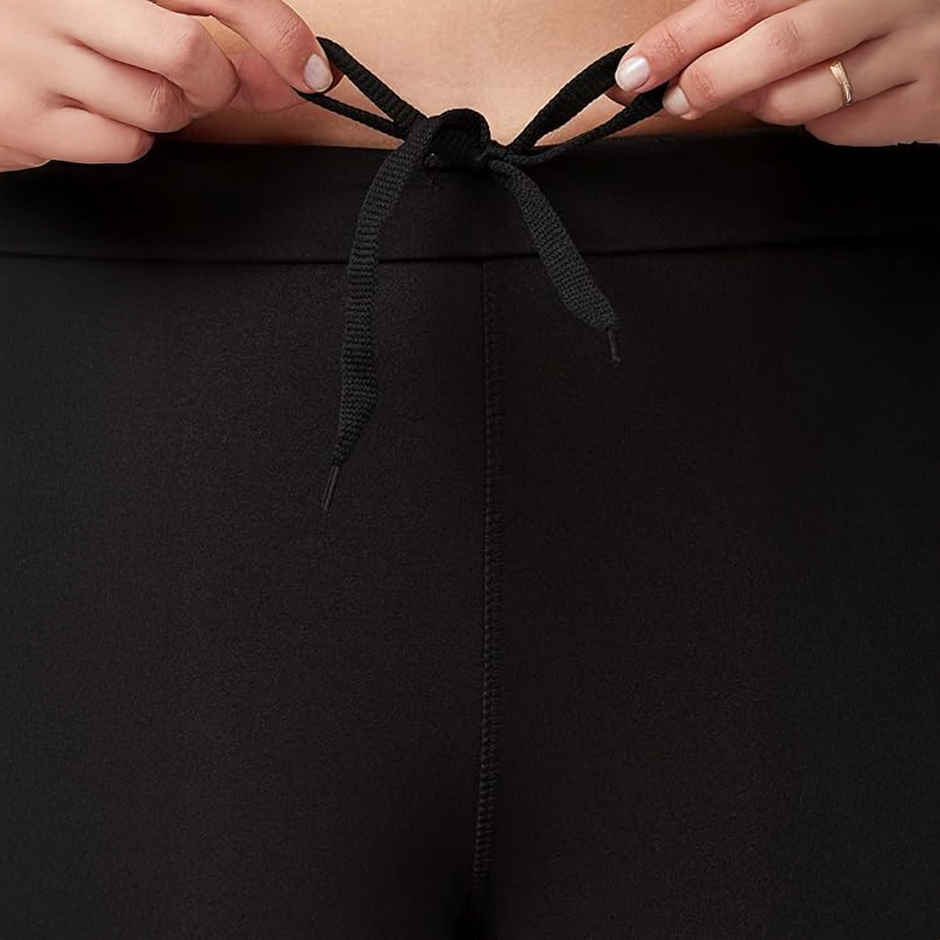 Blinkin Women's Gym Pants & Tights - Black | Workout | With Mesh Insert & Side Pockets | S