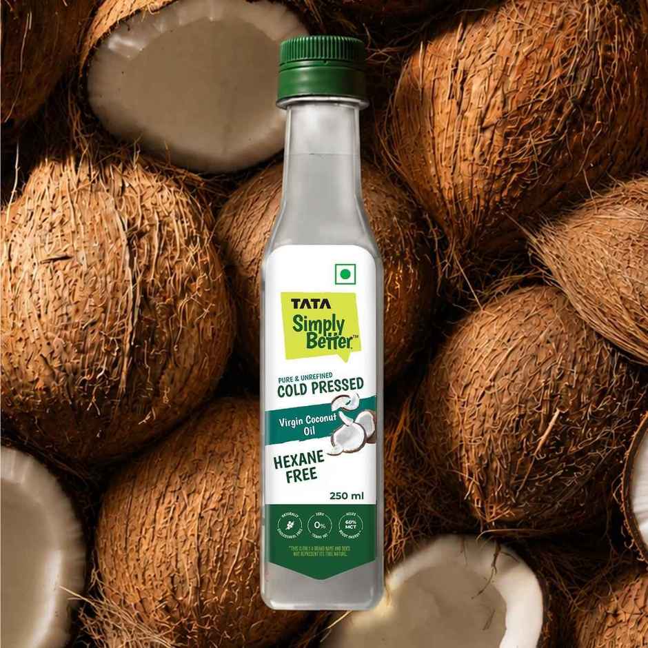 Tata Simply Better Virgin Coconut Cold Pressed Oil | Pure & Unrefined Oil