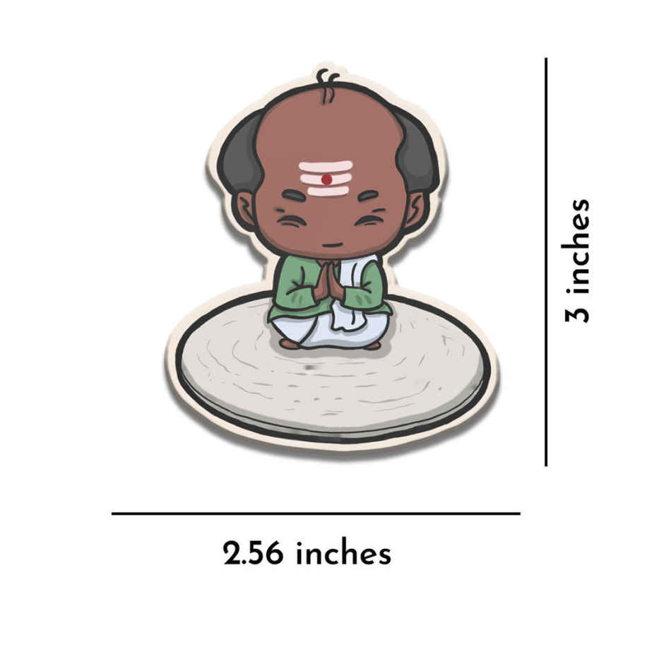 Namaskaram Fridge Magnet | Mad Over Prints