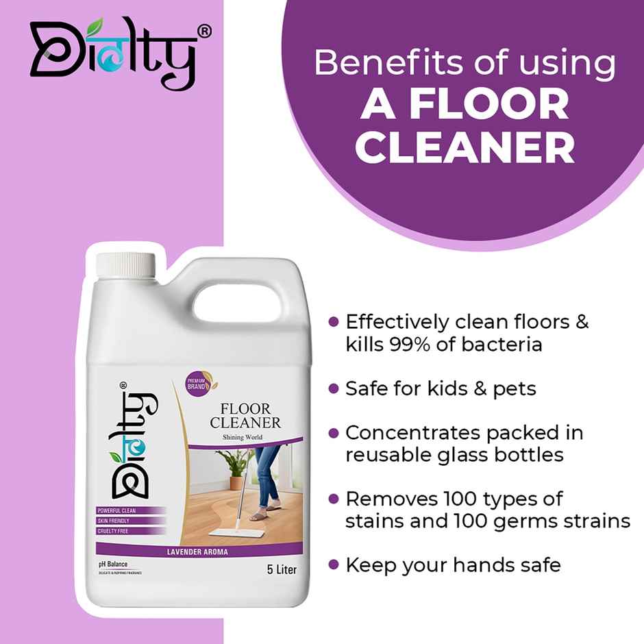 Diolty Ecofriendly Lavender Bathroom Surface Cleaner