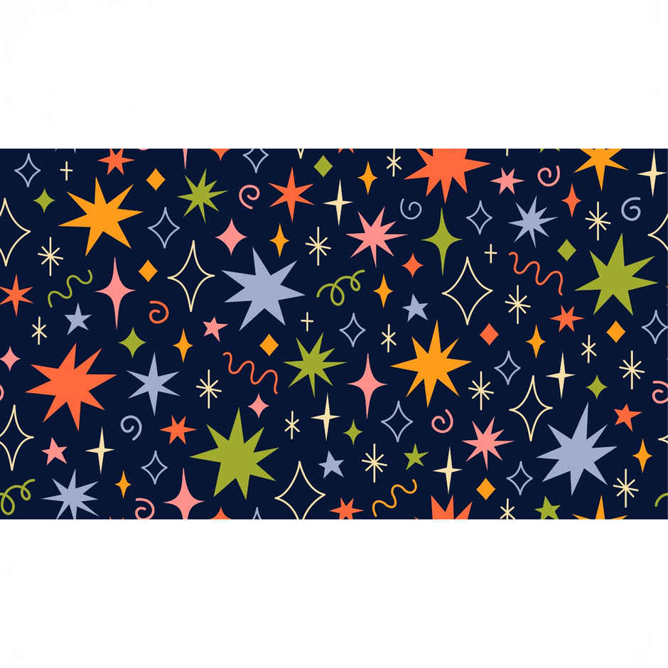 Stellar Celebration Wrapping Paper | Decorative Use | Quace