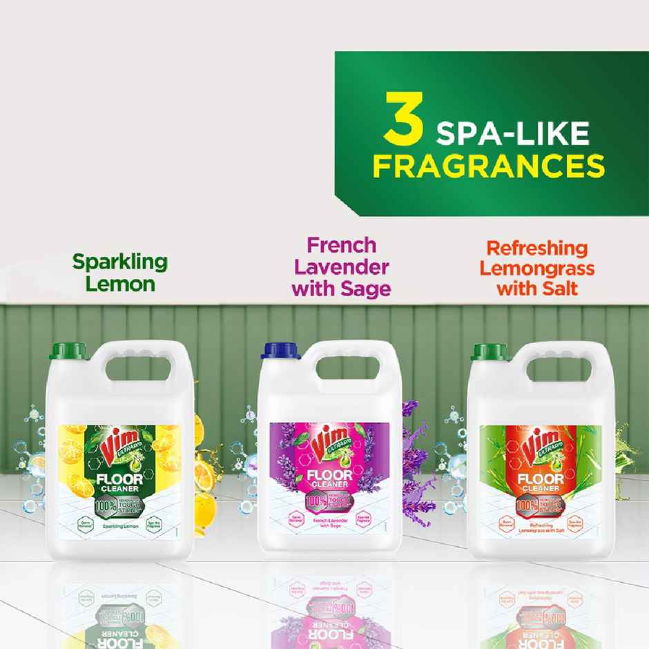 Vim UltraPro Lemongrass with Salt Floor Cleaner