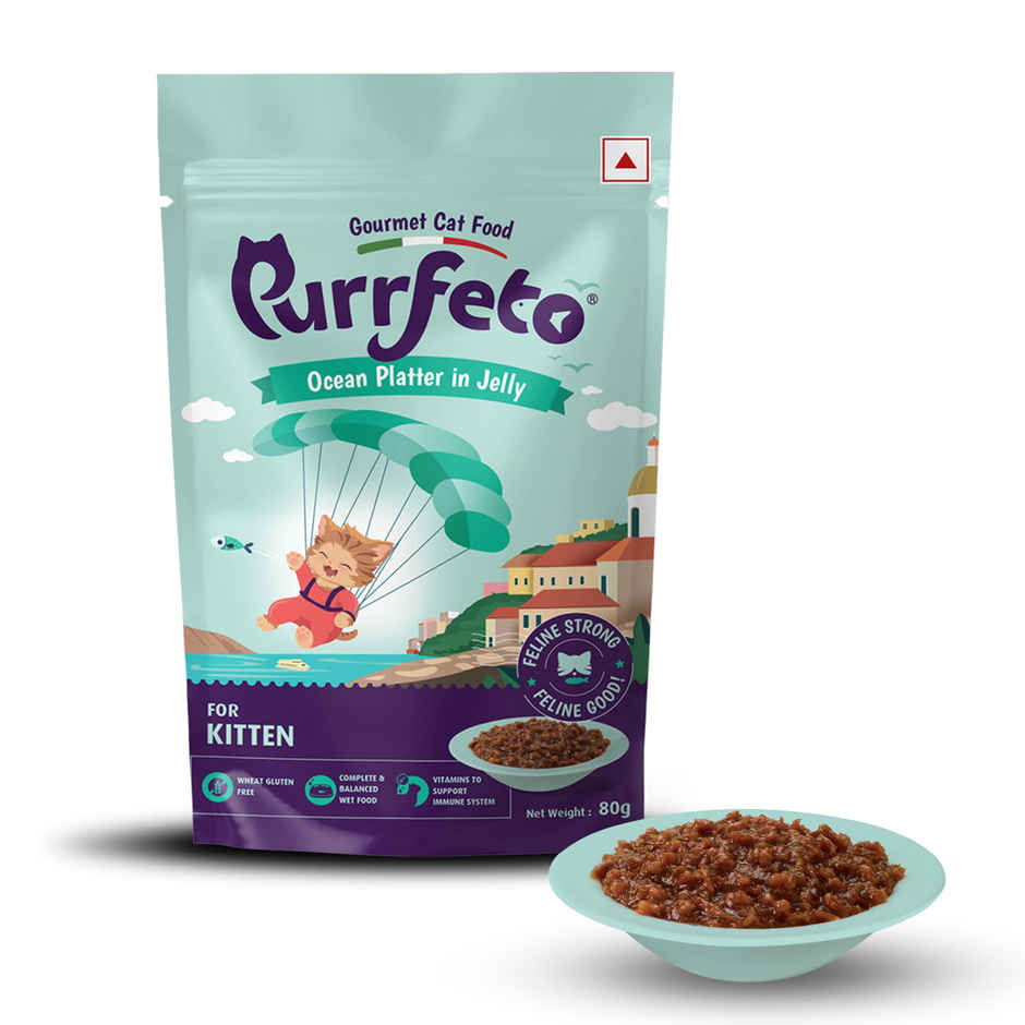 Purfetto Wet Cat food Oceanfish recipe in Jelly | Kittens