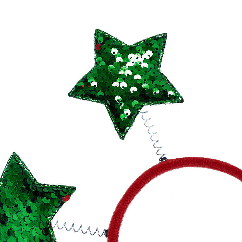 Christmas Star Spring Hairband | Assorted Color | Gullak