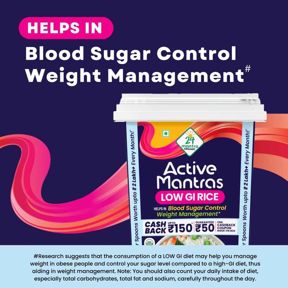 24 Mantra Organic Active Mantras Low Gi Rice