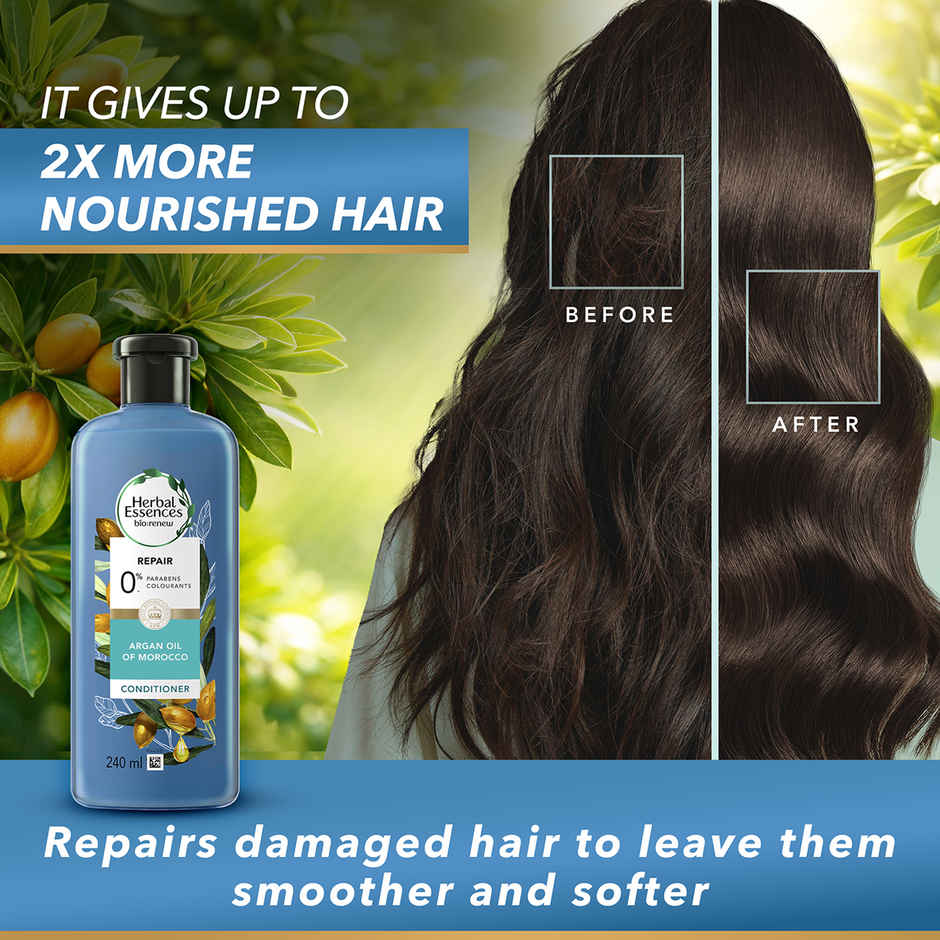 Herbal Essences Argan Oil of Morocco Conditioner For Hair Repair and No Frizz