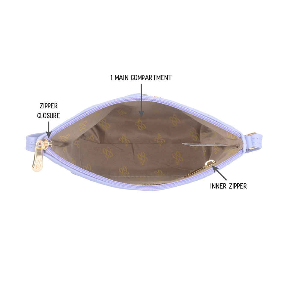 Baggit Women's Aco Sling Bag | Lavender