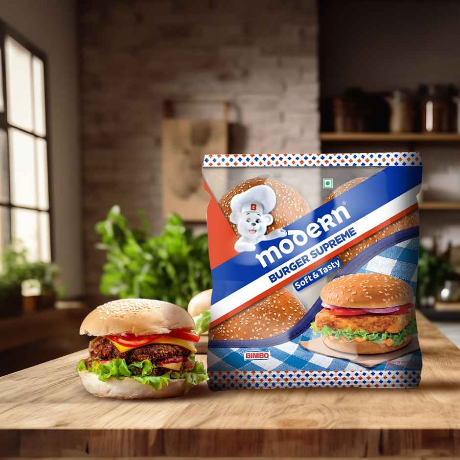 Modern Supreme Burger Bun Combo