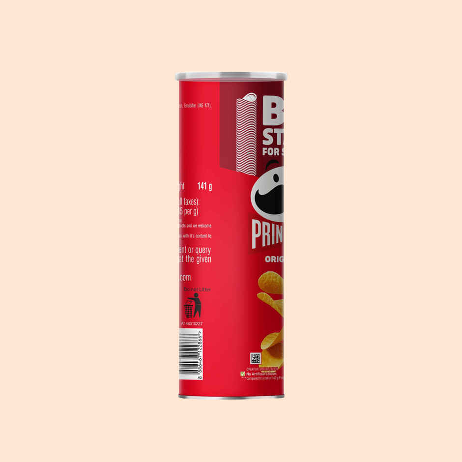 Pringles Potato Chips Original Flavour | Crunchy & Classic