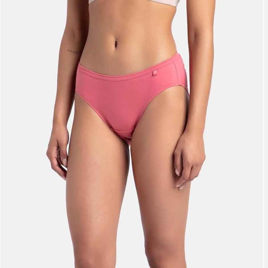 Jockey 1410 Women's Super Combed Cotton Underwear Bikini Panty|PO3 | Multicolor Dark assorted-S