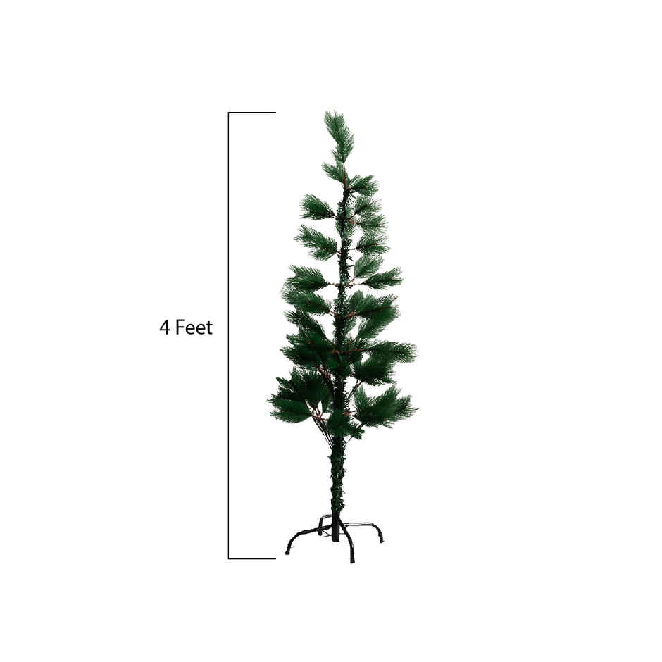 Artificial Pine Christmas Tree | 4 ft Tall | Ideal for Home, Office & Party Decor | Picfest