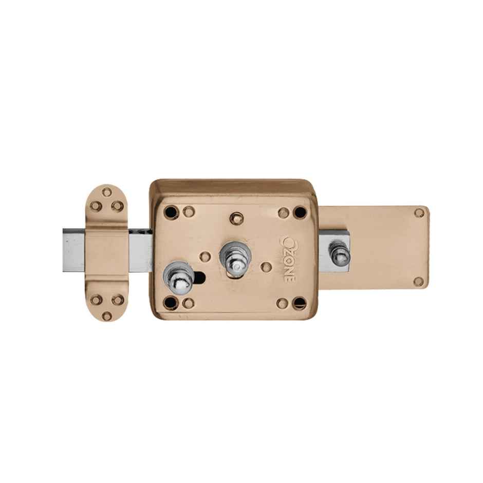 Ozone Night Latch With High-Strength Deadbolt | Door Thickness 40 MM (Antique Brass Finish)