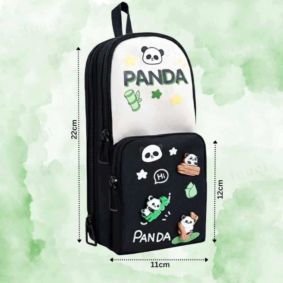 Fablue Panda Pencil Pouch | Black & White