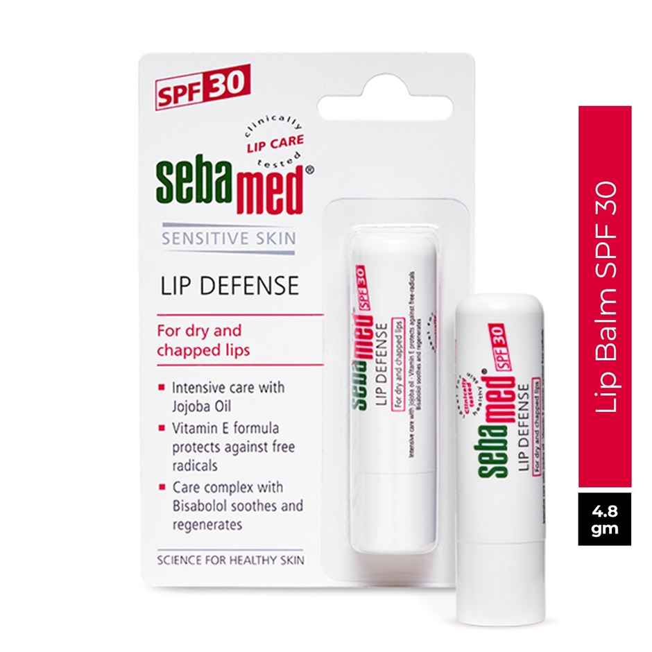 Sebamed Lip Defense | SPF 30 + Vit E, Jojoba Oil, Chamomile