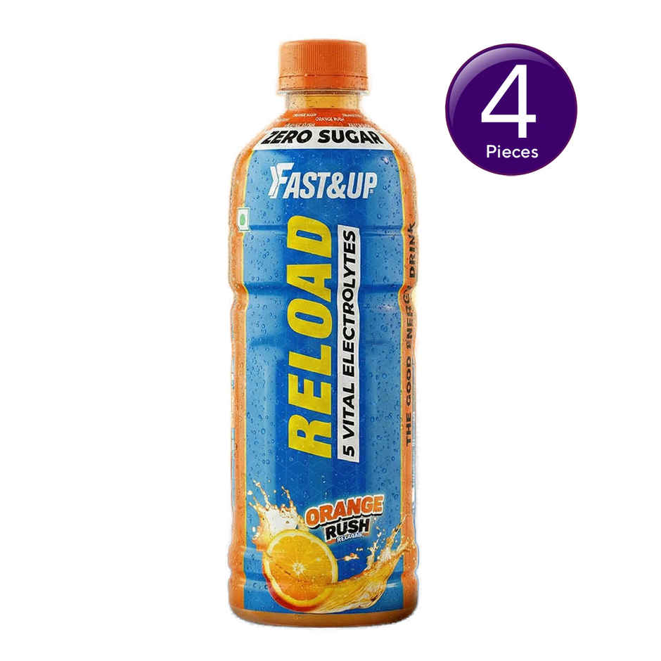 Fast&up Reload Zero Sugar Energy Drink | Refreshing Orange Flavour Combo