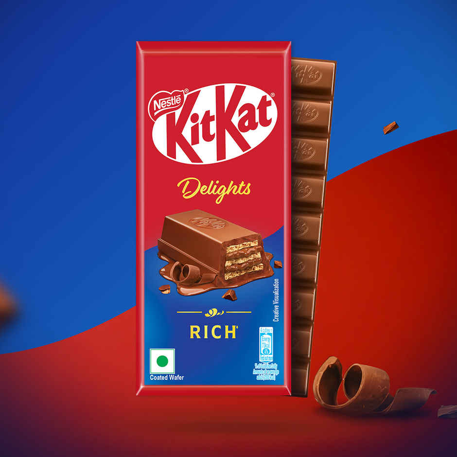 Nestle KitKat Delights Rich Choco Coated Wafer Chocolate Bar