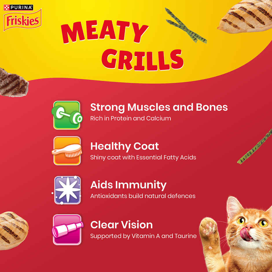 Purina Friskies Meaty Grills Adult Dry Cat Food