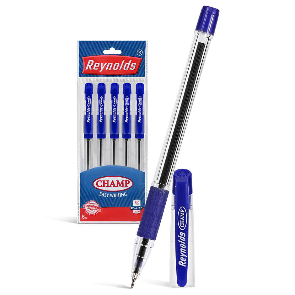 Reynolds Champ Ball Pen Set 5ct Blue