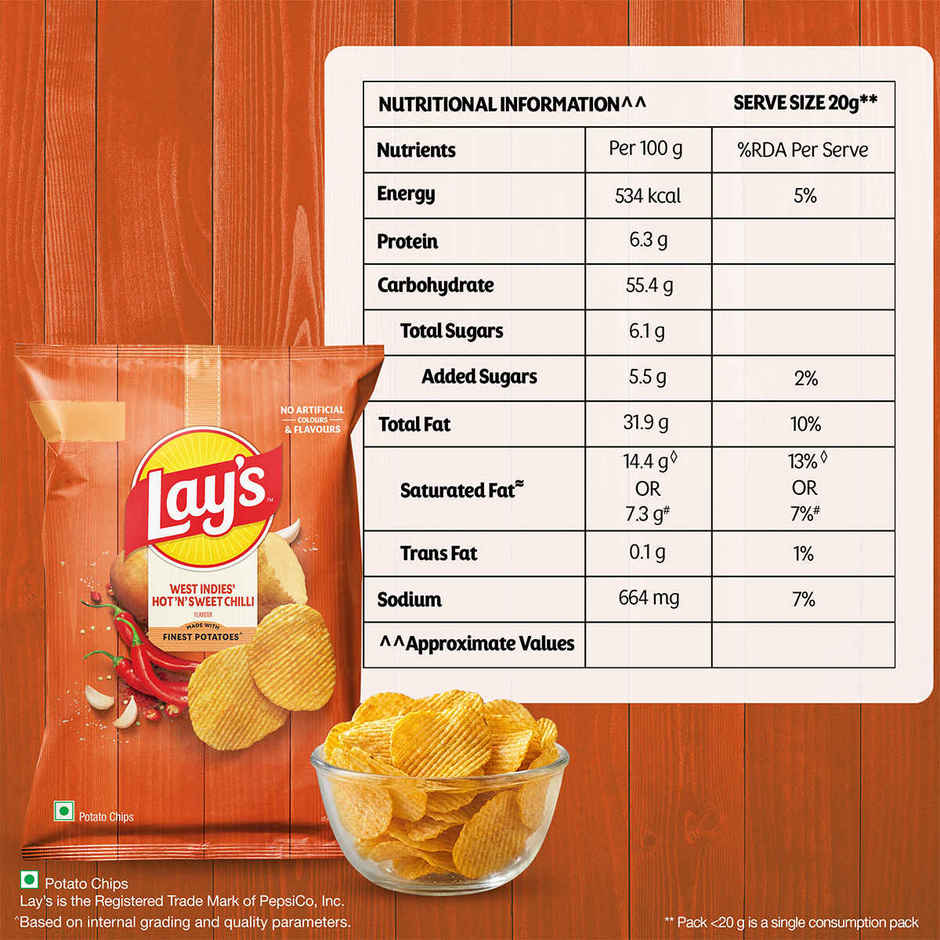 Lay's West Indies Hot 'n' Sweet Chilli | Potato Chips