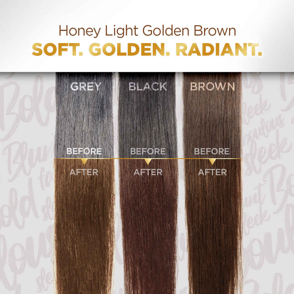 Bblunt Salon Secret High Shine Conditioning Hair Colour | Honey Light Golden Brown