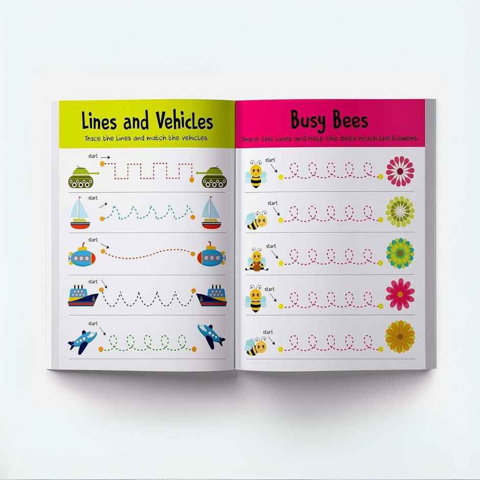 Line Tracing Patterns- Practice Drawing and Tracing Lines and Patterns