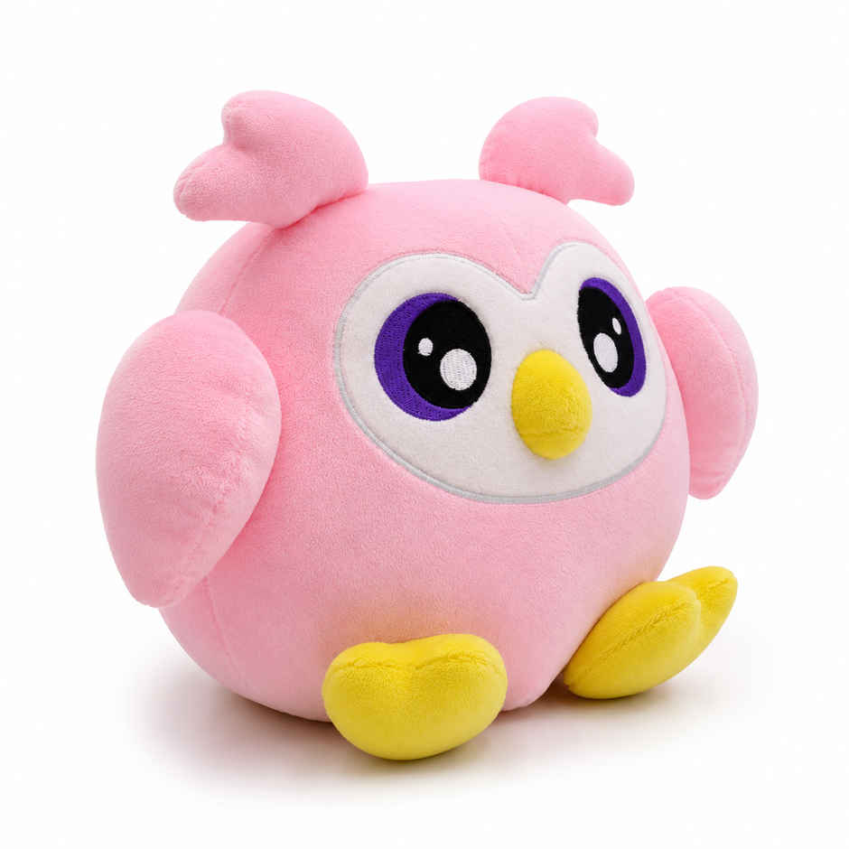 Zoowee Snuggle Owl Soft Toy | 31 cm | Pink