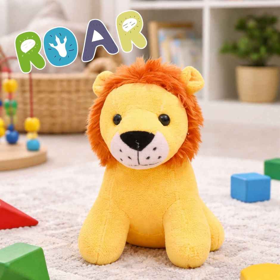 ToyTales Baby Lion Plush Toy | Stuffed Animal Soft Toy | Birthday Gift for Kids | Gift Baby | 18cm