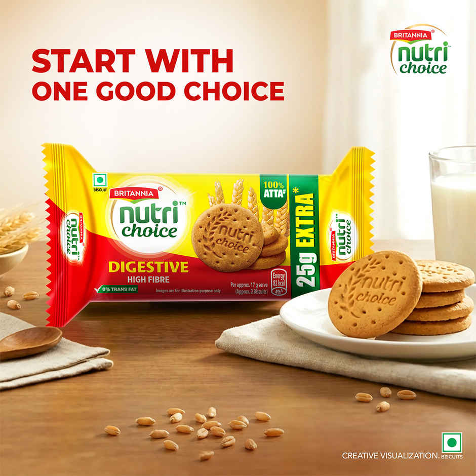 Britannia Nutrichoice High-Fibre Digestive Biscuits Combo