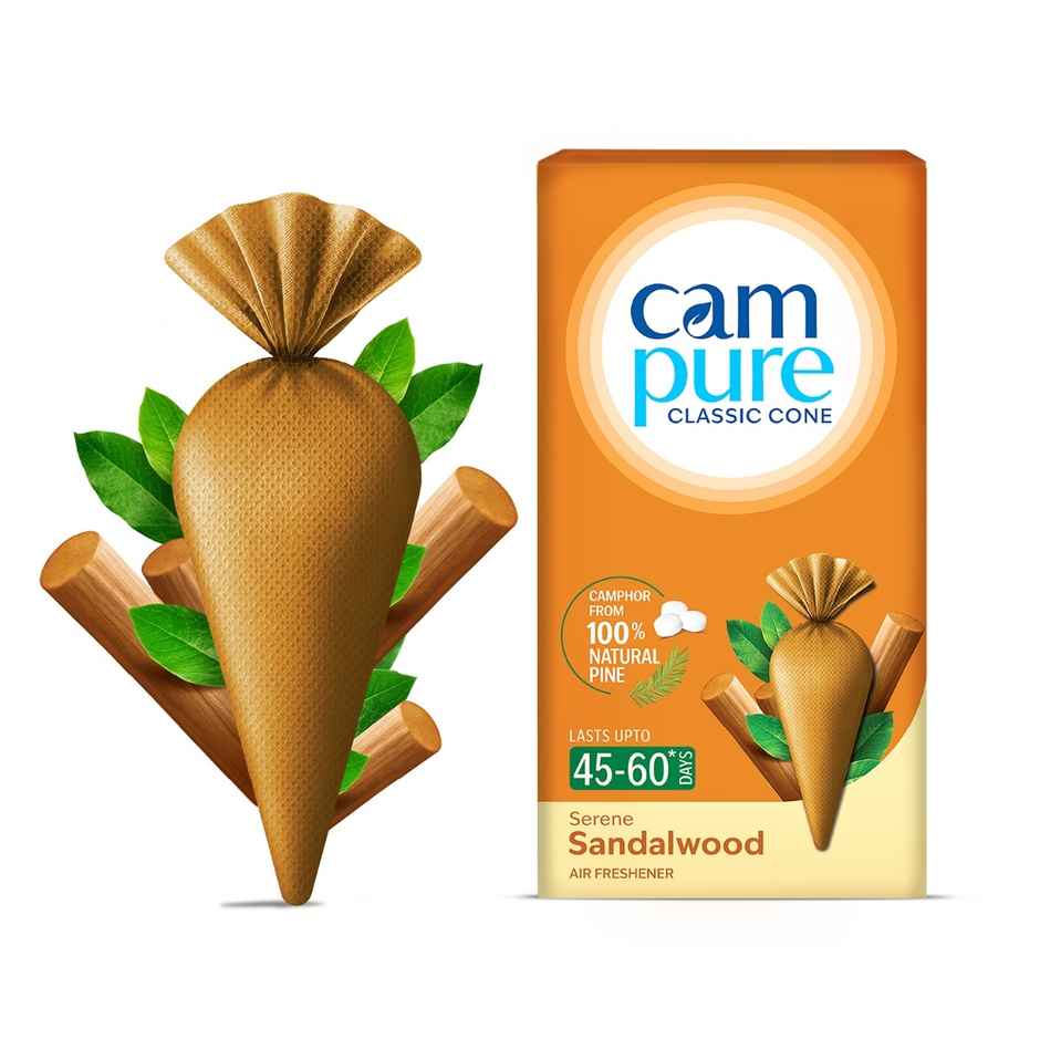 Campure Sandalwood Camphor Cone