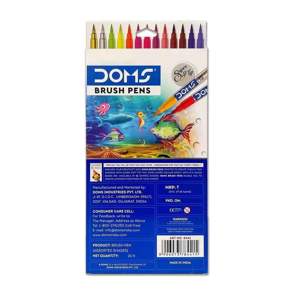 Doms Brush Pen 26 Shades | Complete Brush Set