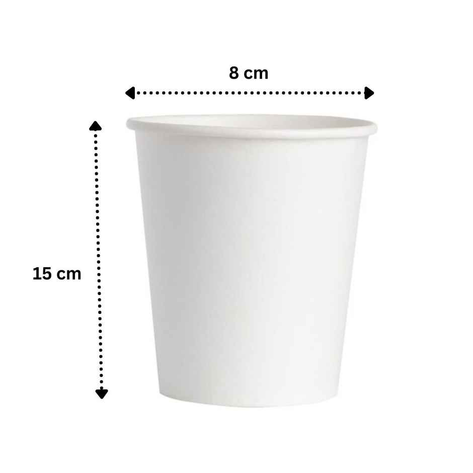 White Paper Glass | 100 ml | Pack of 50 | BAY6