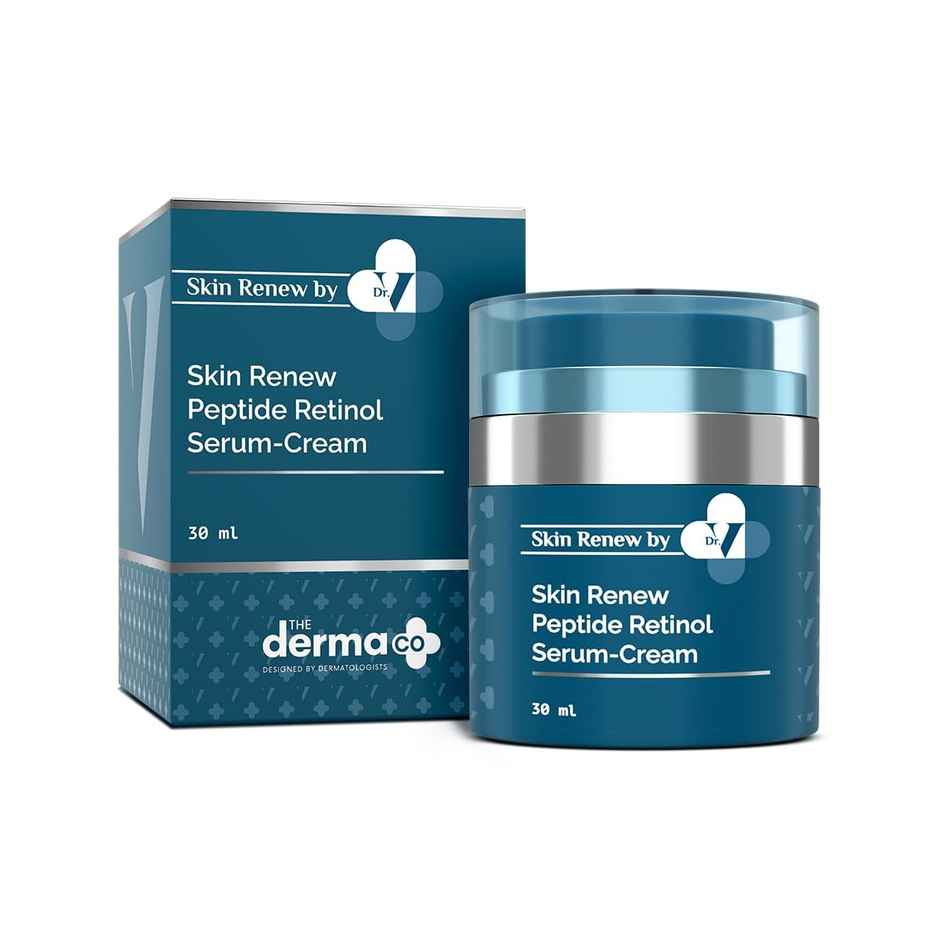 The Derma Co X Dr. V Skin Renew Peptide Retinol Serum Cream
