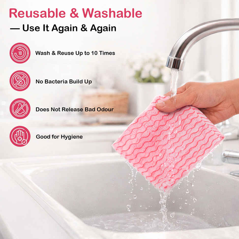 GINNI Superwipe Kitchen Towel Roll | 80 Pulls | 23 x 21 cm