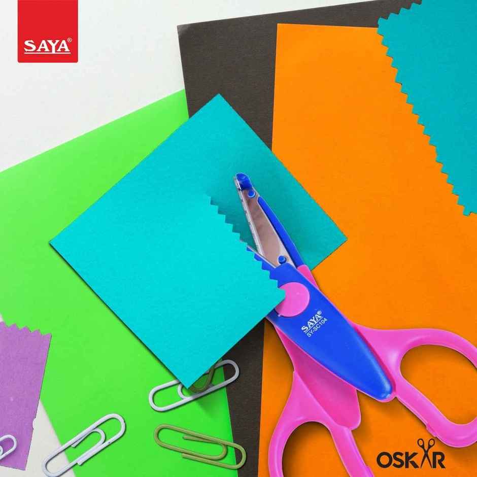 Saya Craft Scissors | Creative Design Cutting Shears for Art | Scrapbooking & DIY Projects