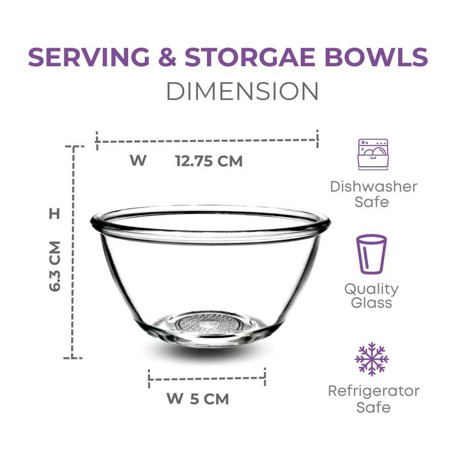 Yera 2 Pc Bowl Set With Lids 435 ml Each