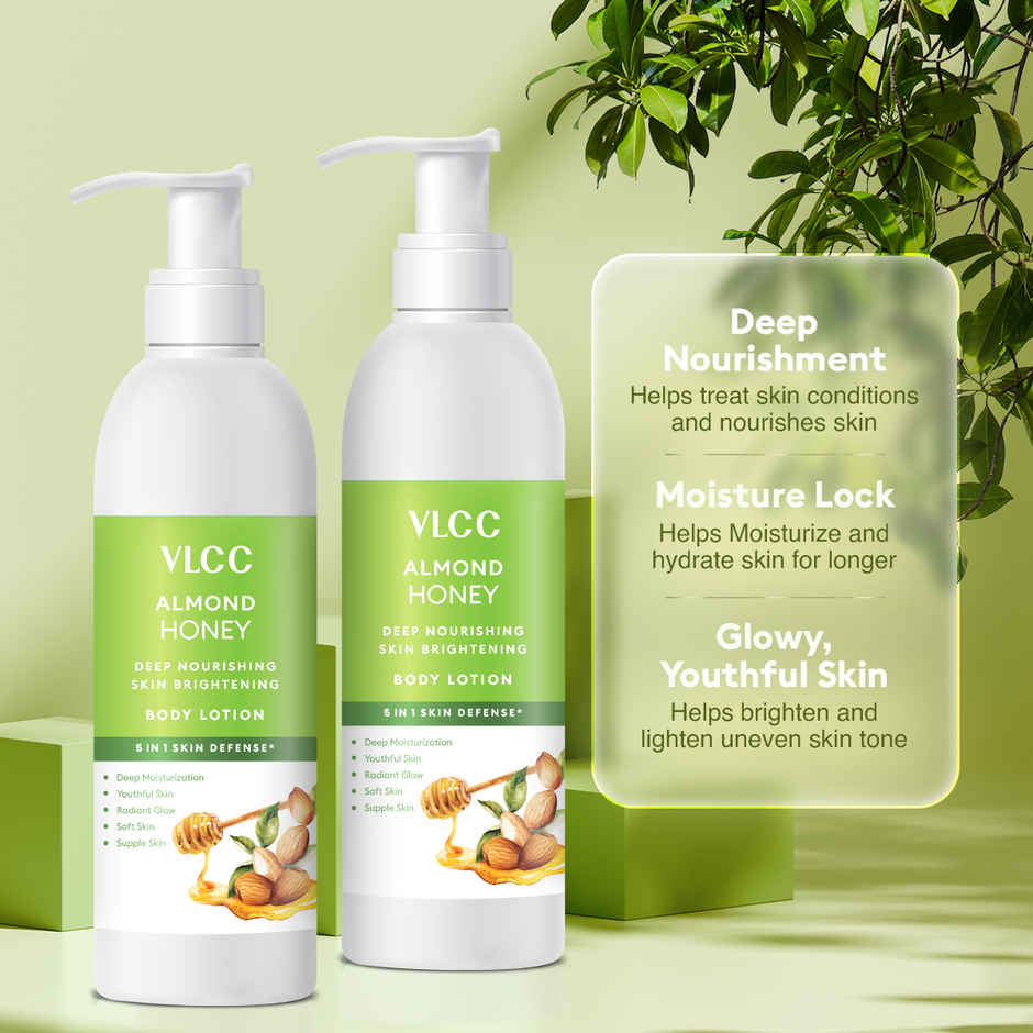 Vlcc Almond Honey Deep Nourishing & Skin Brightening Body Lotion