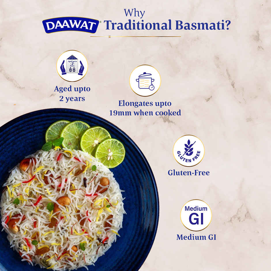 Daawat Traditional Basmati Rice | Long Grain