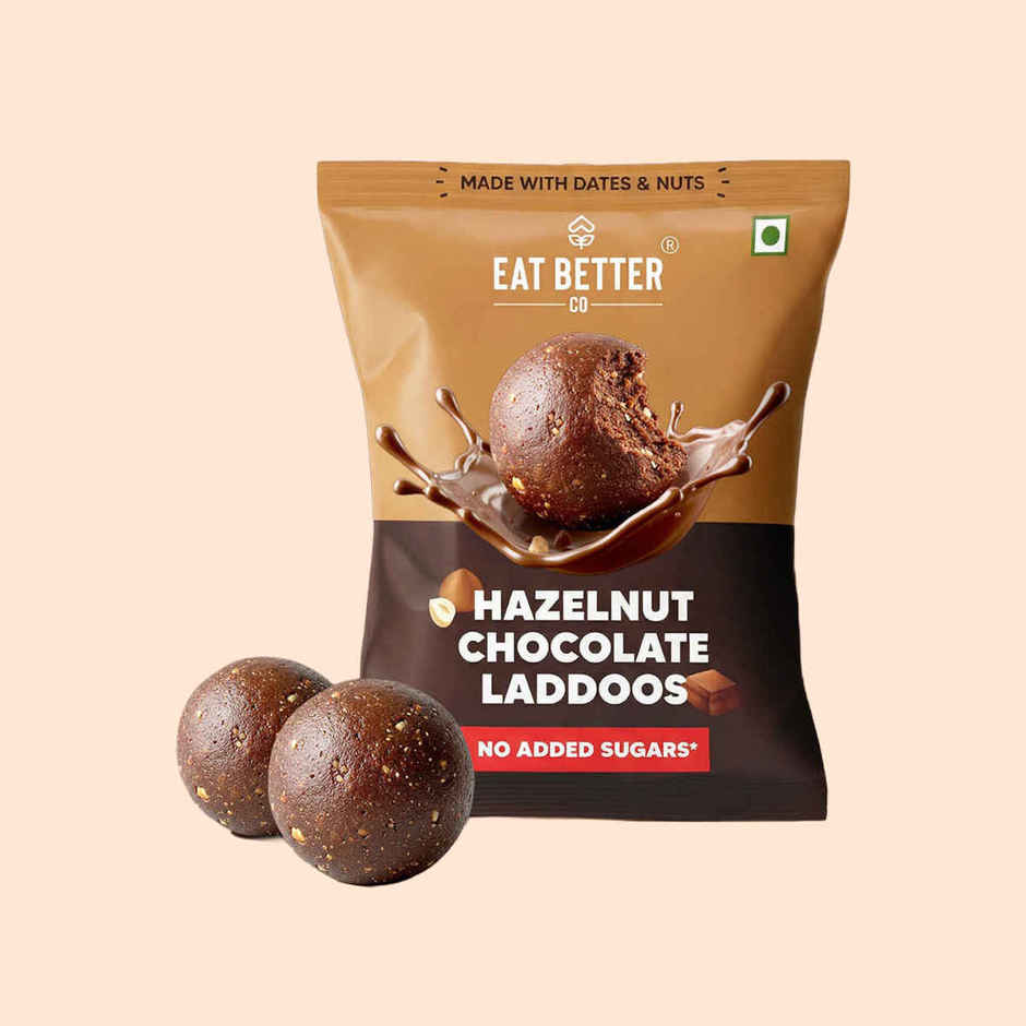 Eat Better Co Hazelnut Chocolate Sugar-Free Laddu