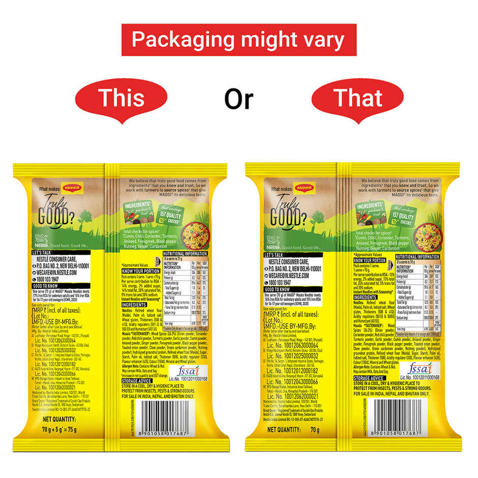 MAGGI 2-Minute Instant Noodles | Masala Noodles | Made With Quality Spices