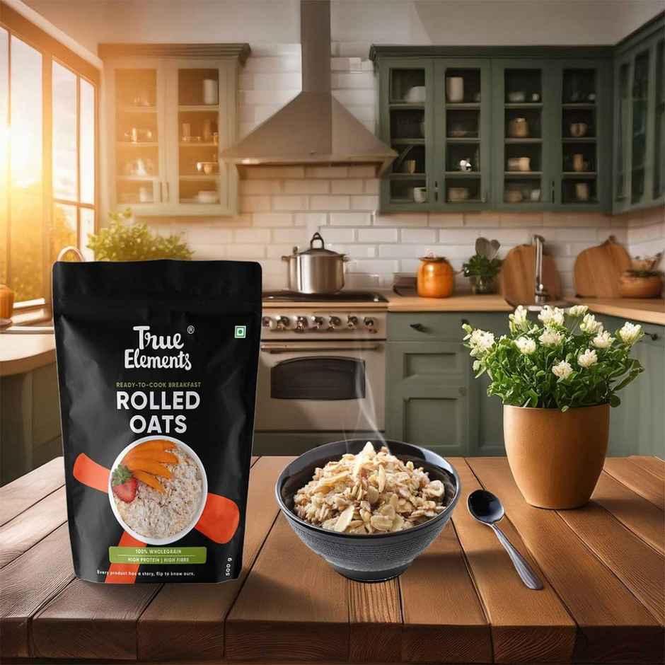 True Elements Rolled Oats | Naturally Gluten-free and Preservative-free Combo