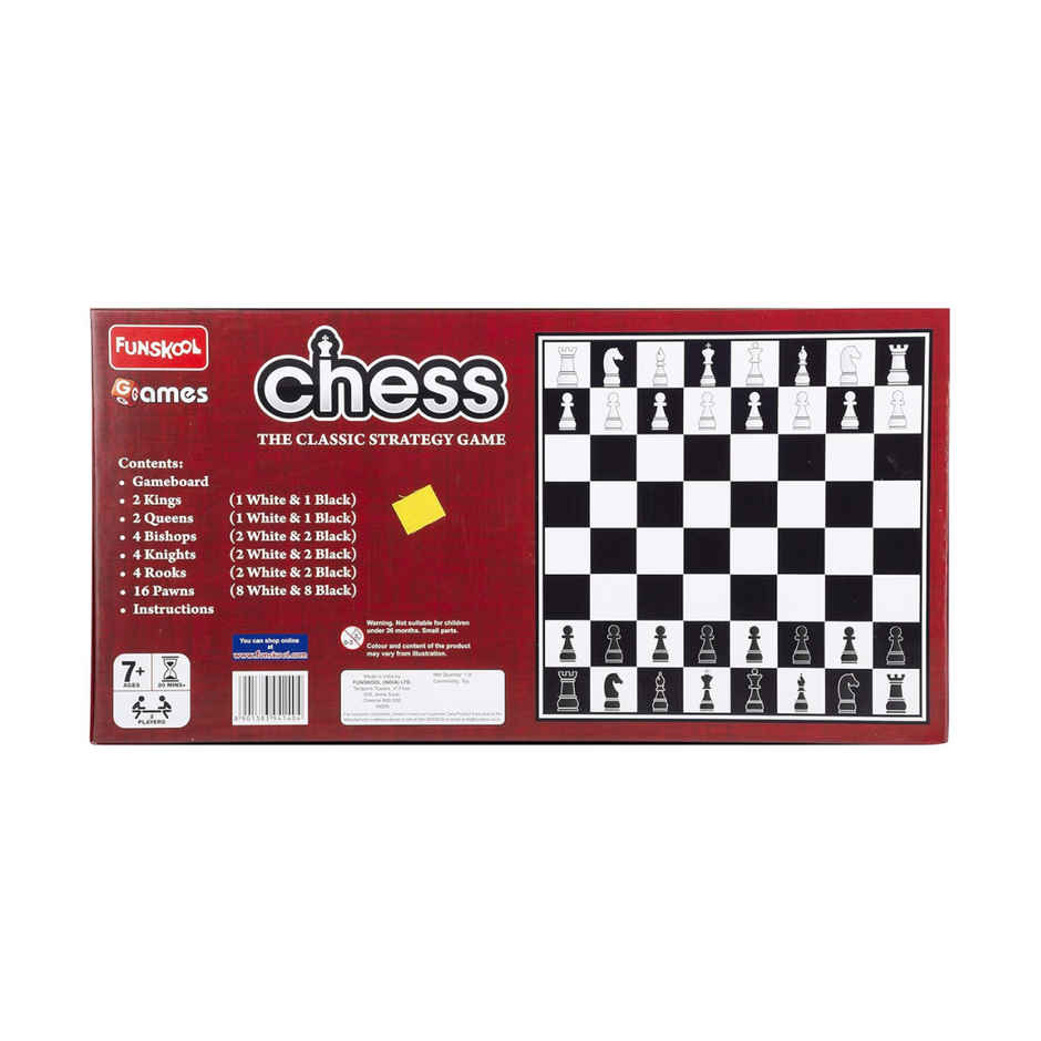 Funskool Black And White Chess Board Set