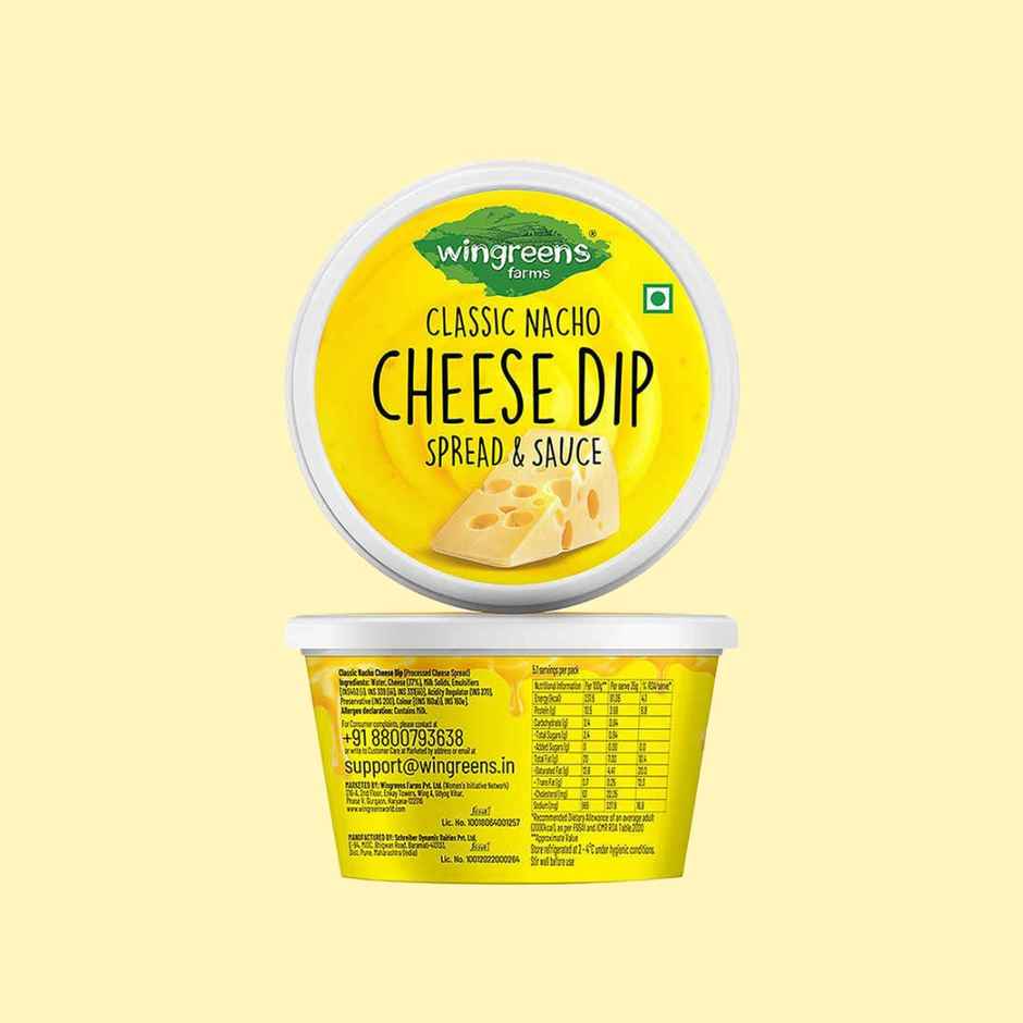 Wingreens Farms Classic Nacho Cheese Dip | Nachos Dip | Cheese Spread