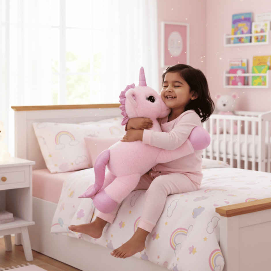 Toytales Unicorn Soft Toy Plushie | Cute Stuffed Animal | Gift For Girls | Birthday Gift