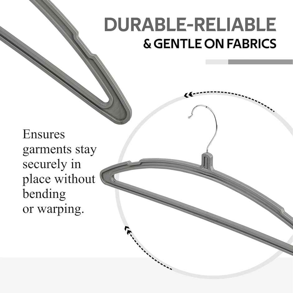 Kuber Industries Set of 12 - Hangers For Clothes | Hangers For Sarees & Dress Hanging