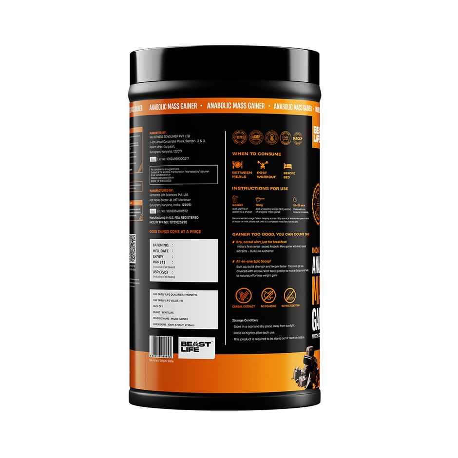 Beastlife Anabolic Mass Gainer