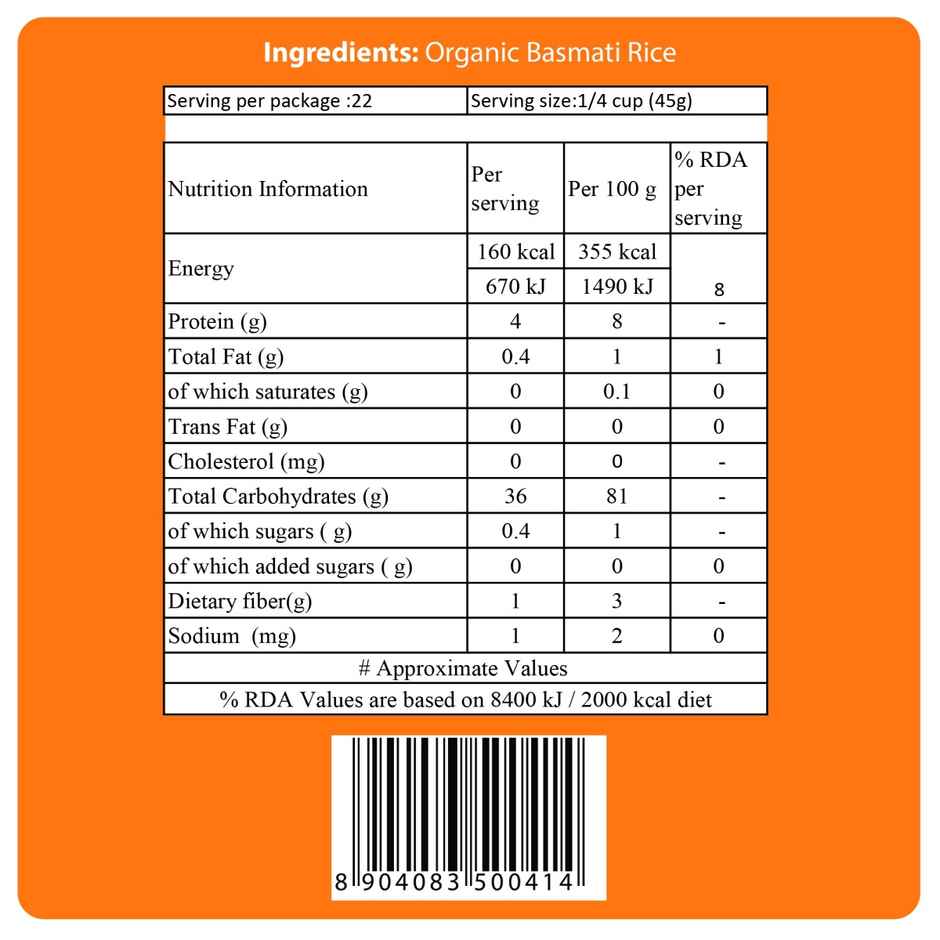 24 Mantra Organic Basmati Rice White