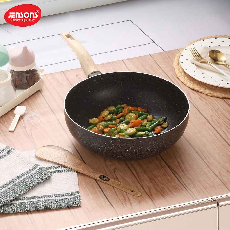 Jensons Cuisine Wok/ Saute Pan 28 cm Induction Compatible