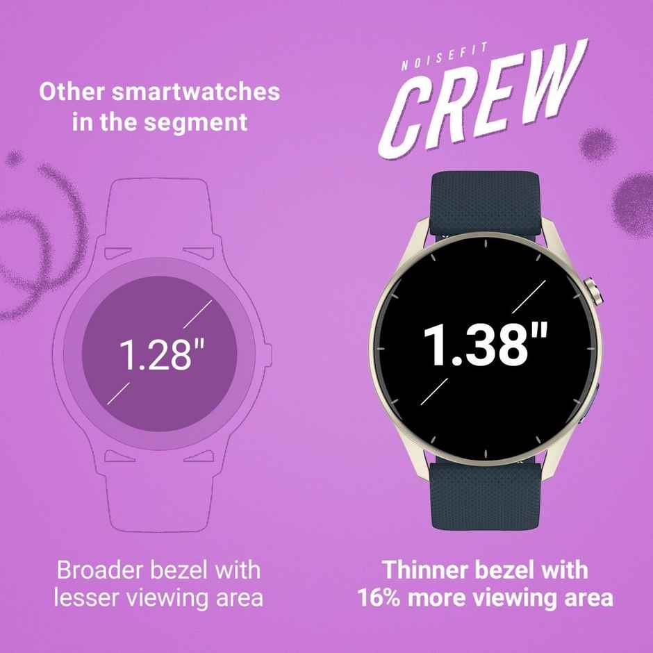 Noise NoiseFit Crew Smartwatch - Midnight Blue