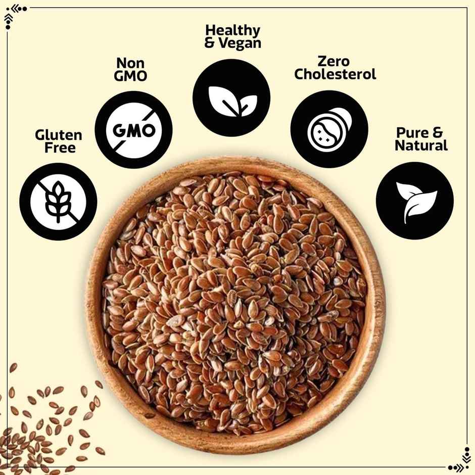 Wonderland Foods Flax Seeds Combo 